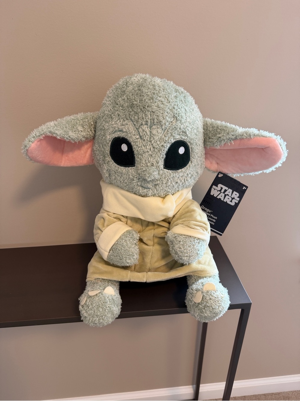 Disney Parks Star Wars The Mandalorian Grogu Weighted Pouch Plush NWT Sensory